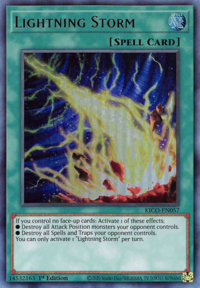 Lightning Storm (Ultra Rare) [KICO-EN057] Ultra Rare - Josh's Cards