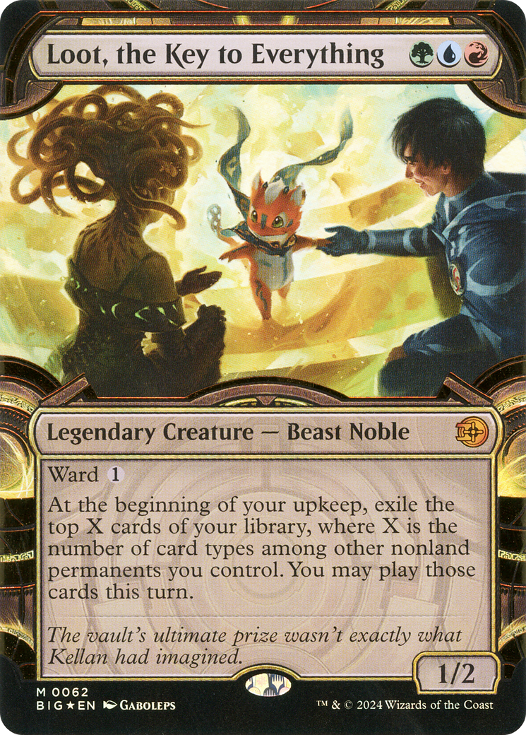 Loot, the Key to Everything (BIG-062) - The Big Score: (Showcase) Foil