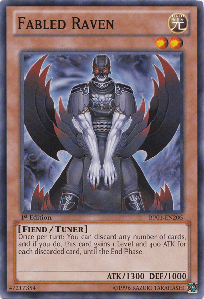 Fabled Raven [BP01-EN205] Common - Josh's Cards