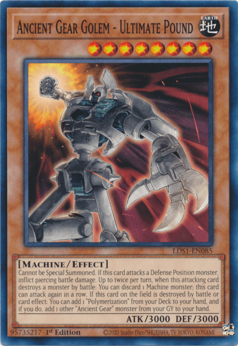 Ancient Gear Golem - Ultimate Pound [LDS1-EN085] Common - Josh's Cards