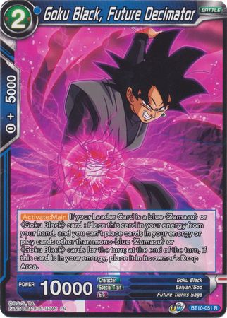 Goku Black, Future Decimator (BT10-051) [Rise of the Unison Warrior] Parallel Foil