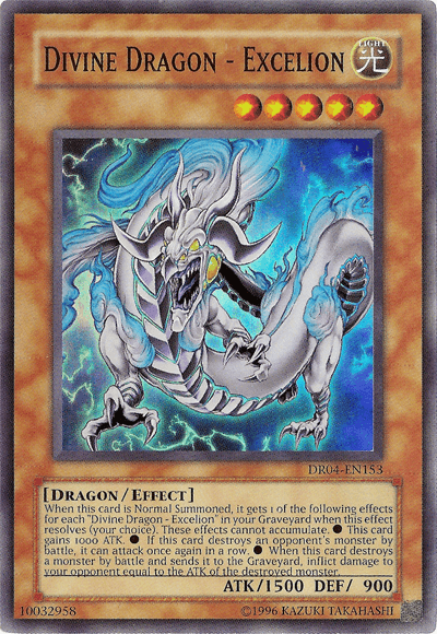 Divine Dragon - Excelion [DR04-EN153] Super Rare - Josh's Cards