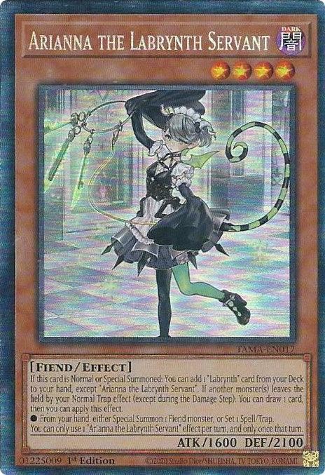 Arianna the Labrynth Servant [TAMA-EN017] Collector's Rare - Josh's Cards