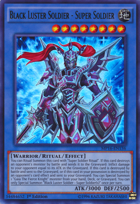 Black Luster Soldier - Super Soldier [MP16-EN136] Ultra Rare - Josh's Cards