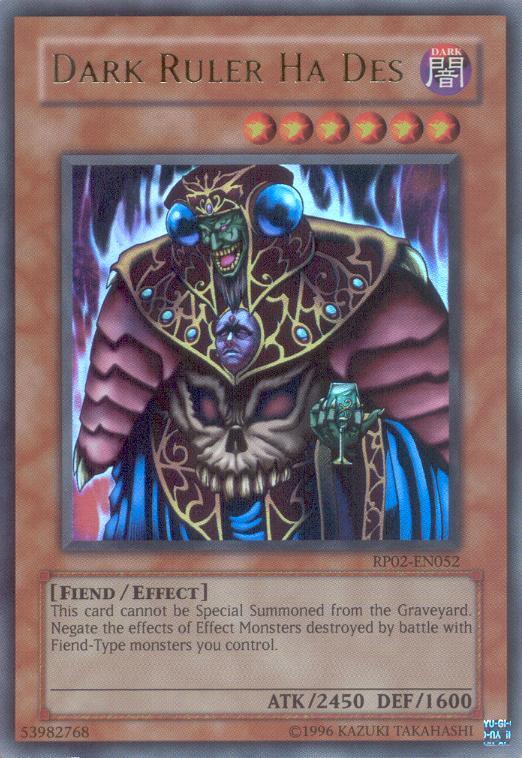 Dark Ruler Ha Des [RP02-EN052] Ultra Rare - Josh's Cards