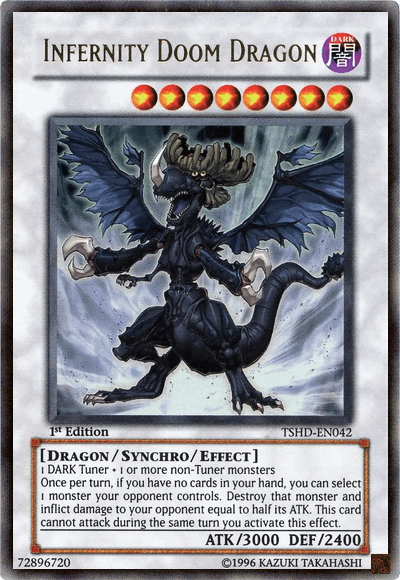 Infernity Doom Dragon [TSHD-EN042] Ultra Rare - Josh's Cards