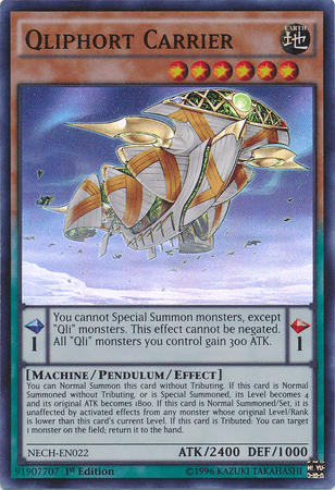 Qliphort Carrier [NECH-EN022] Super Rare - Josh's Cards