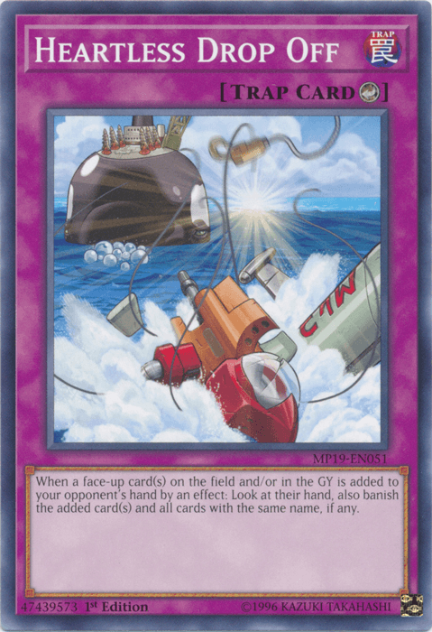 Heartless Drop Off [MP19-EN051] Common - Josh's Cards