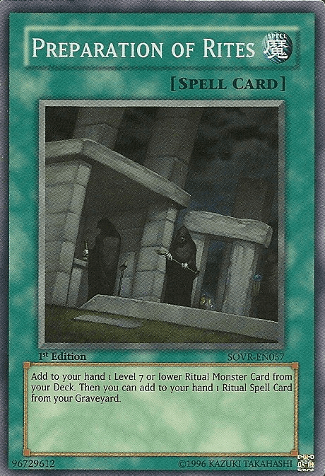Preparation of Rites [SOVR-EN057] Super Rare - Josh's Cards