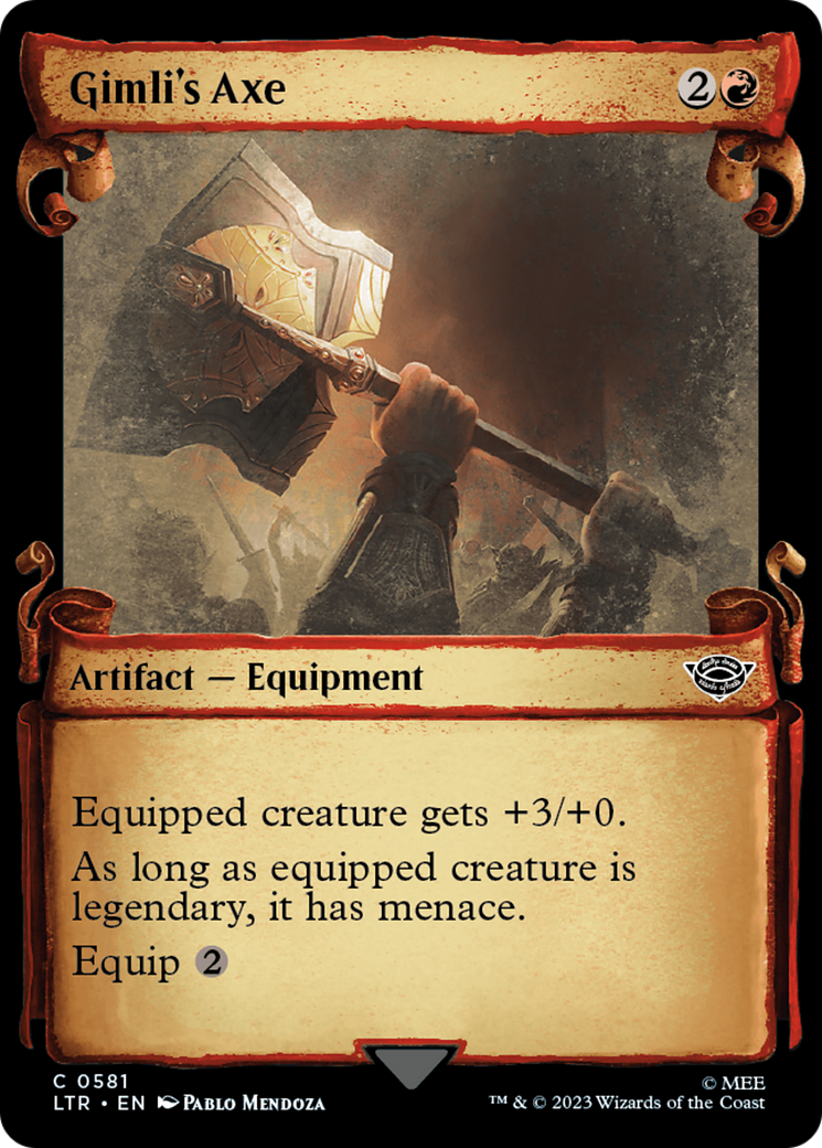 Gimli's Axe (LTR-581) - The Lord of the Rings: Tales of Middle-earth: (Showcase)