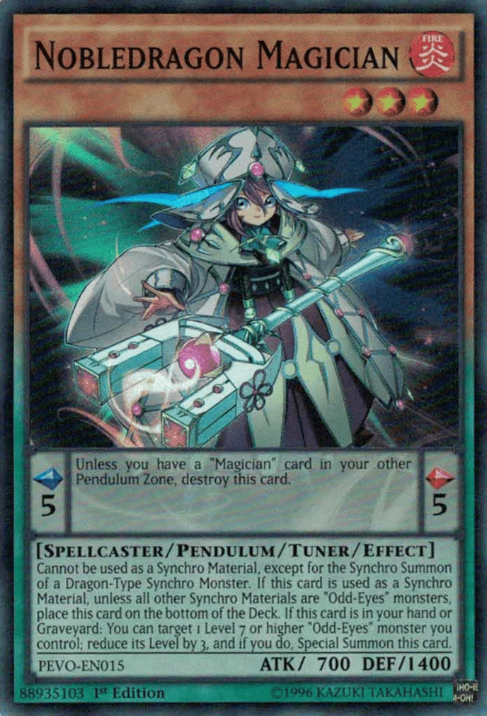Nobledragon Magician [PEVO-EN015] Super Rare - Josh's Cards