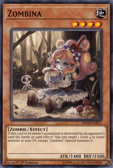 Zombina [MP18-EN057] Common - Josh's Cards