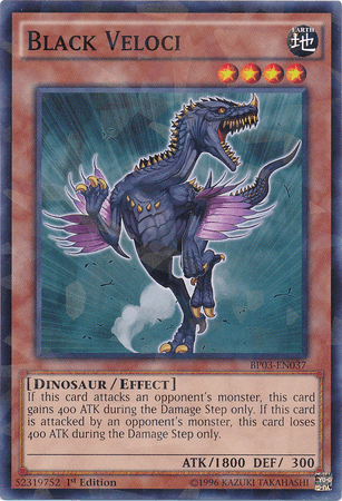 Black Veloci [BP03-EN037] Shatterfoil Rare - Josh's Cards