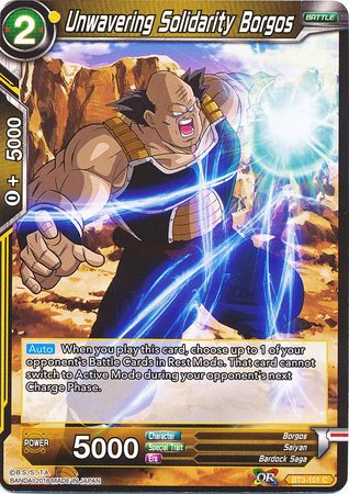 Unwavering Solidarity Borgos (BT3-101) [Cross Worlds] Parallel Foil