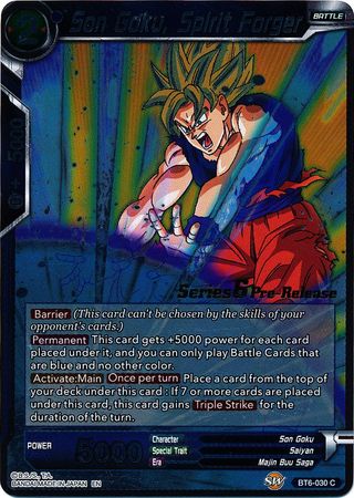 Son Goku, Spirit Forger (BT6-030_PR) [Destroyer Kings Prerelease Promos] Parallel Foil