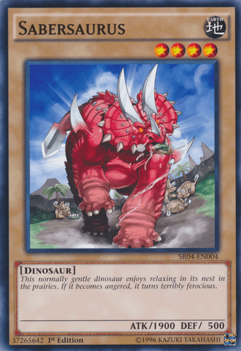 Sabersaurus [SR04-EN004] Common - Josh's Cards