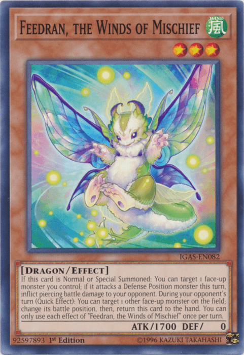 Feedran, the Winds of Mischief [IGAS-EN082] Common - Josh's Cards