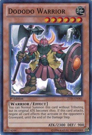 Dododo Warrior [ZTIN-EN001] Super Rare - Josh's Cards