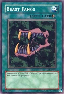 Beast Fangs [LOB-EN041] Common - Josh's Cards