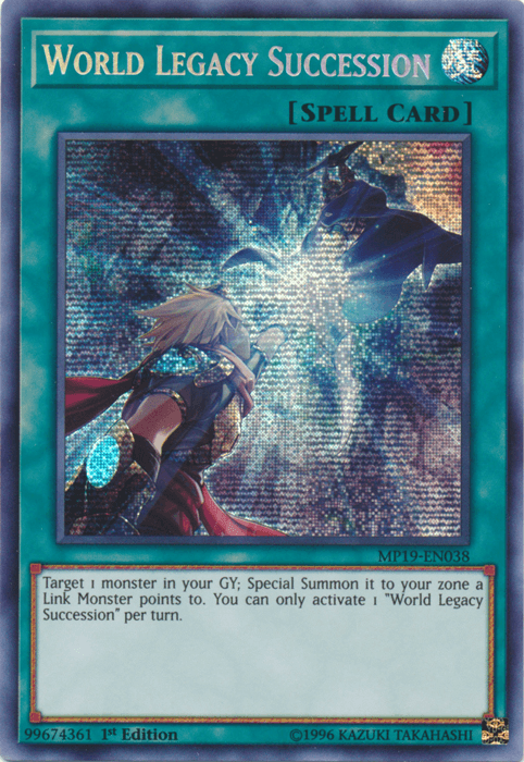 World Legacy Succession [MP19-EN038] Prismatic Secret Rare - Josh's Cards