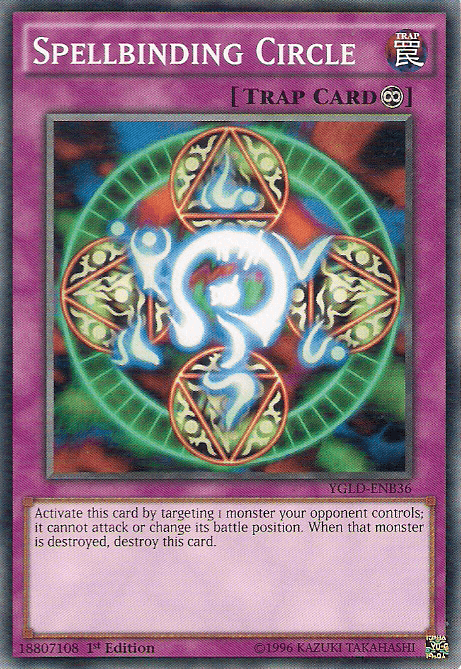 Spellbinding Circle [YGLD-ENB36] Common - Josh's Cards