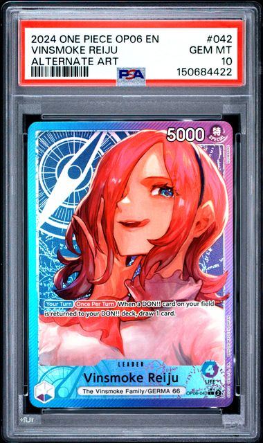Vinsmoke Reiju Wings Of The Captain OP06-042 PSA 10