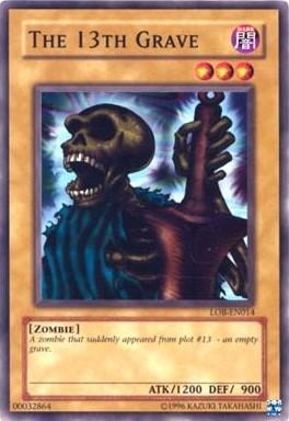 The 13th Grave [LOB-EN014] Common - Josh's Cards