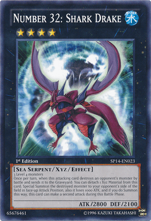 Number 32: Shark Drake [SP14-EN023] Common - Josh's Cards