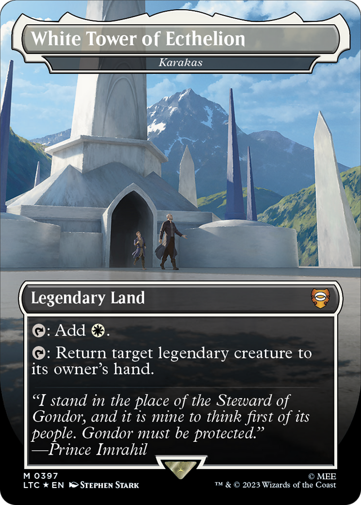 Karakas (LTC-397) - Tales of Middle-earth Commander / White Tower of Ecthelion (Borderless) Foil