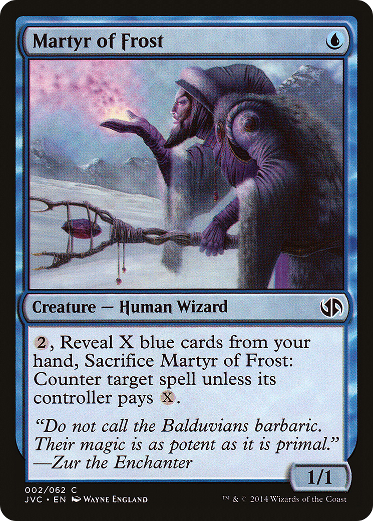 Martyr of Frost (DD3-002) - Duel Decks Anthology: Jace vs. Chandra
