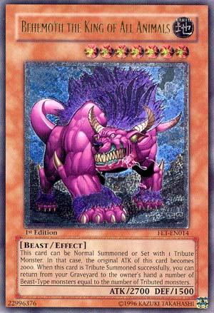 Behemoth the King of All Animals [FET-EN014] Ultimate Rare - Josh's Cards