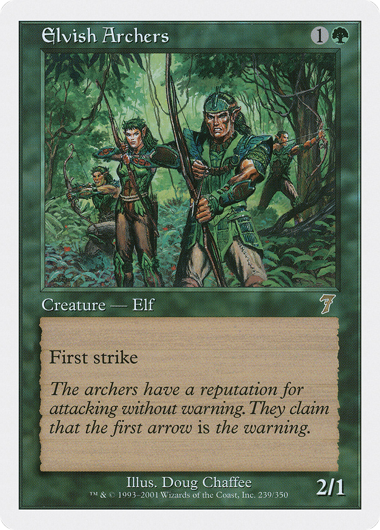 Elvish Archers [Seventh Edition] Foil