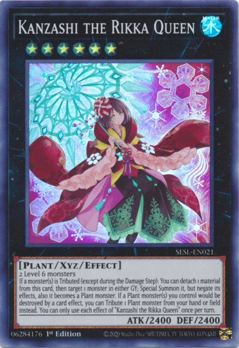 Kanzashi the Rikka Queen [SESL-EN021] Super Rare - Josh's Cards