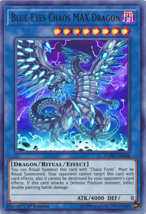 Blue-Eyes Chaos MAX Dragon [DUPO-EN048] Ultra Rare - Josh's Cards