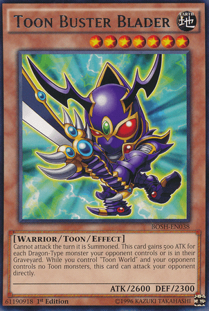 Toon Buster Blader [BOSH-EN038] Rare - Josh's Cards