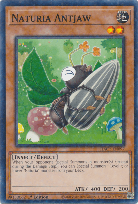 Naturia Antjaw (Duel Terminal) [HAC1-EN097] Common - Josh's Cards
