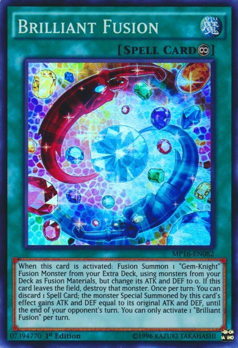 Brilliant Fusion [MP16-EN082] Super Rare - Josh's Cards