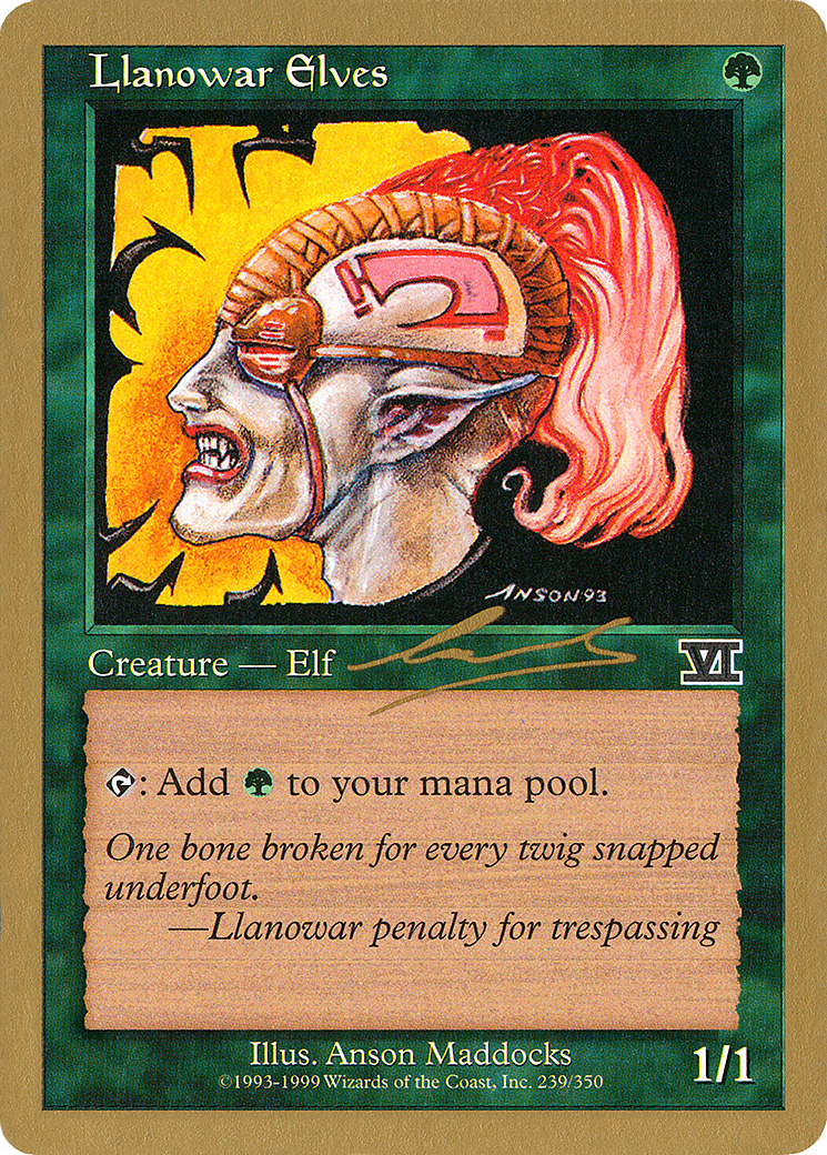 Llanowar Elves (WCD-) - World Championship Decks 2000