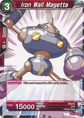 Iron Wall Magetta (BT1-020) [Galactic Battle] Parallel Foil