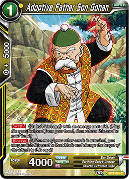 Adoptive Father Son Gohan (Reprint) (BT4-091) [Battle Evolution Booster] Parallel Foil
