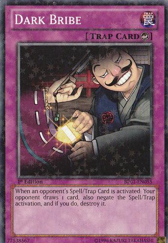 Dark Bribe [BP01-EN055] Starfoil Rare - Josh's Cards