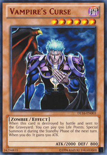 Vampire's Curse (Red) [DL16-EN003] Rare - Josh's Cards