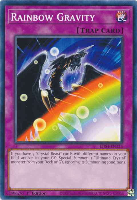 Rainbow Gravity [LDS1-EN115] Common - Josh's Cards