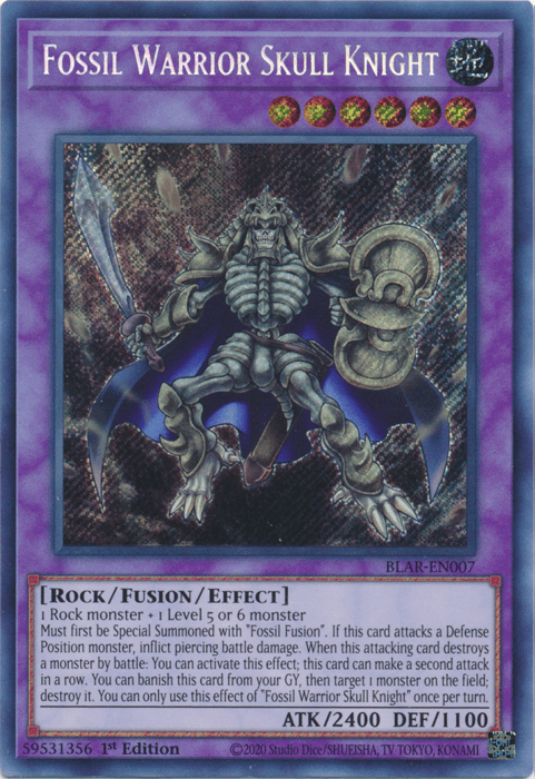 Fossil Warrior Skull Knight [BLAR-EN007] Secret Rare - Josh's Cards