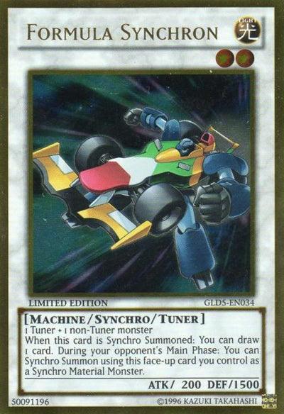 Formula Synchron [GLD5-EN034] Gold Rare - Josh's Cards