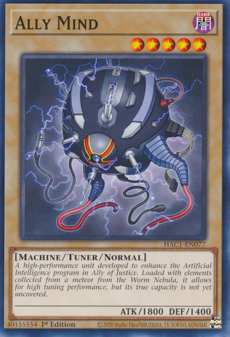 Ally Mind [HAC1-EN077] Common - Josh's Cards