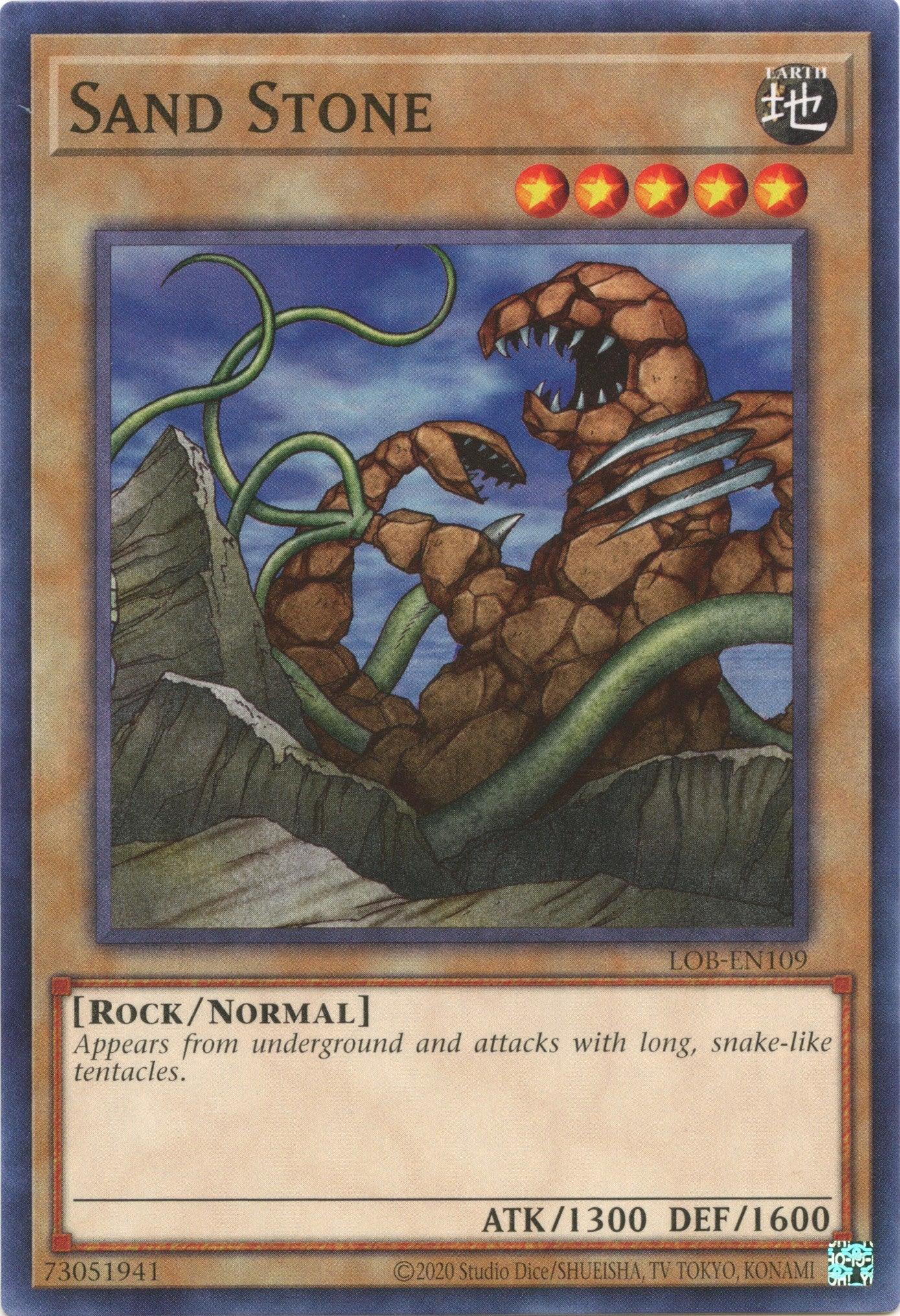 Sand Stone (25th Anniversary) [LOB-EN109] Common - Josh's Cards