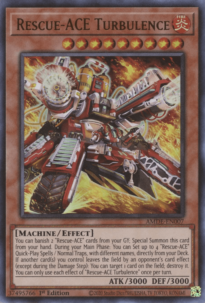 Rescue-ACE Turbulence [AMDE-EN007] Ultra Rare - Josh's Cards