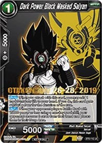 Dark Power Black Masked Saiyan (OTAKON 2019) (BT5-112_PR) [Promotion Cards] Parallel Foil