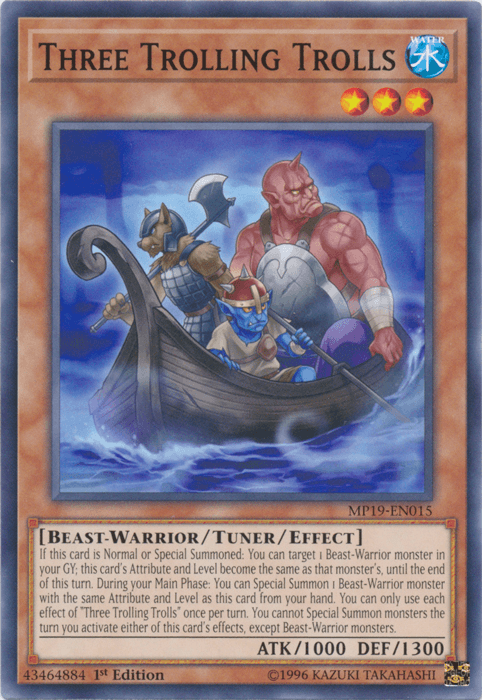 Three Trolling Trolls [MP19-EN015] Common - Josh's Cards